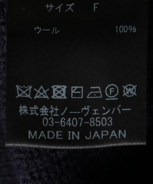 PHEENY（フィーニー）の「＜PHEENY＞スリットハイネック プルオーバーニット/ネイビー Ψ ∴（ニット/セーター・レディース・ネイビー・FREE）」の9枚目の写真