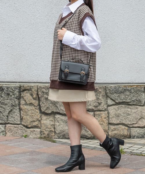 PairPair（ペアペア）の「チェック柄ベスト&シャツSET(ユニセックス)（ベスト・レディース・ブラック/ネイビー/ブラウン・FREE）」の22枚目の写真