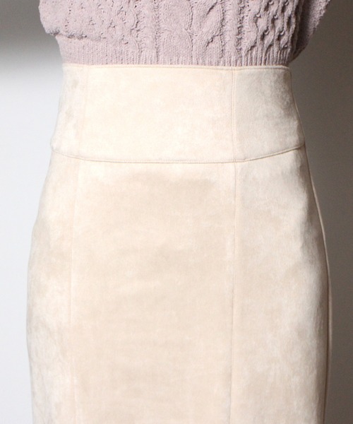 NOMAE（ノーマエ）の「スエードポンチマーメイドスカート（スカート・レディース・ブラック/ベージュ/ライトブラウン/グレー/ホワイト/ライトブルー・FREE）」の22枚目の写真