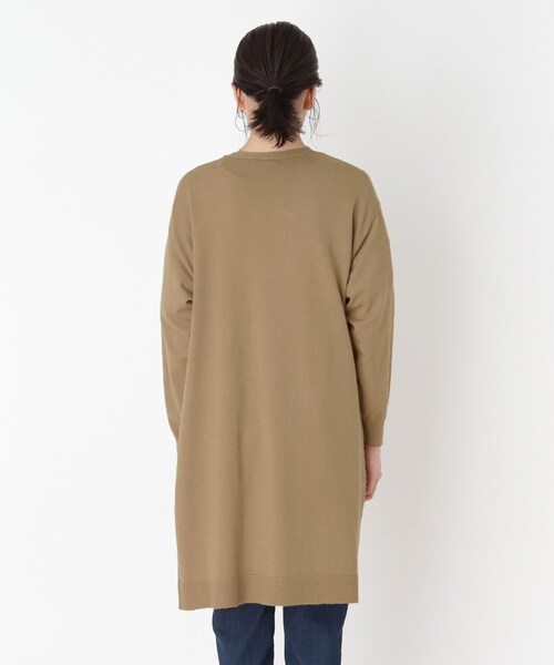 SHOO・LA・RUE（シューラルー）の「◆もちもちニットカーディガン（カーディガン/ボレロ・レディース・ブラック/ダークブラウン/モスグリーン/サンドベージュ/マスタード/ピンク系・00）」の12枚目の写真