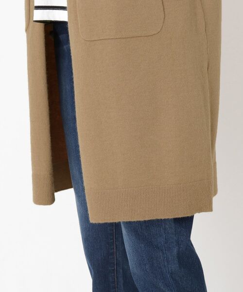 SHOO・LA・RUE（シューラルー）の「◆もちもちニットカーディガン（カーディガン/ボレロ・レディース・ブラック/ダークブラウン/モスグリーン/サンドベージュ/マスタード/ピンク系・00）」の14枚目の写真