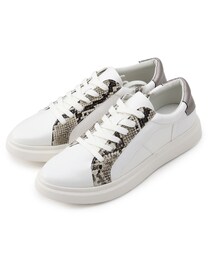 INDIVI | 【otonaMUSE 1月号掲載商品】バイカラーZIPスニーカー(スニーカー)