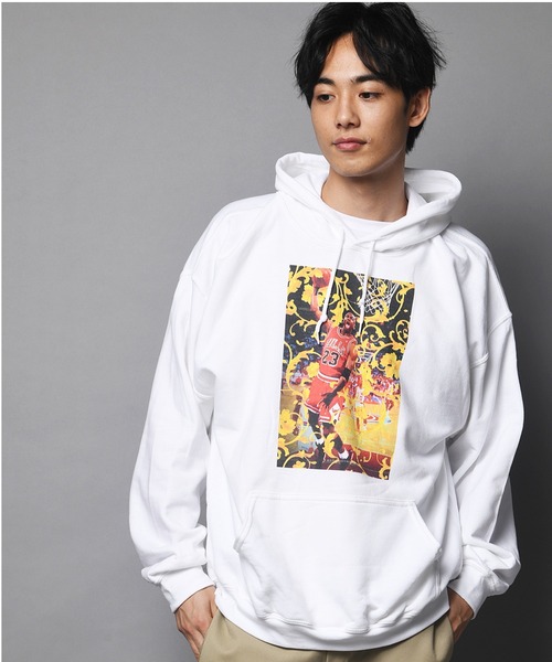 JACKROSE（ジャックローズ）の「R MAX CLOTHING-プルパーカー【JORDAN】（パーカー・メンズ・ホワイト/ブラック/グレー・M/L/XL）」の2枚目の写真
