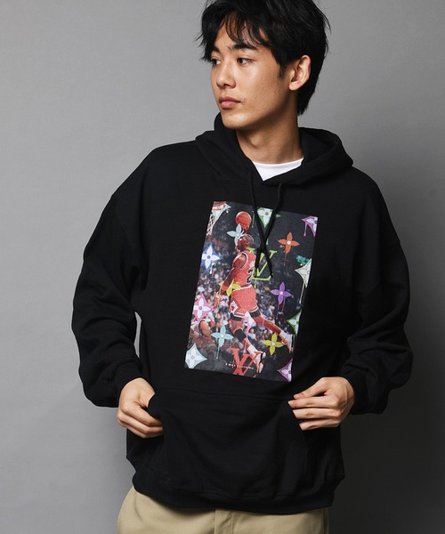 JACKROSE（ジャックローズ）の「R MAX CLOTHING-プルパーカー【JORDAN】（パーカー・メンズ・ホワイト/ブラック/グレー・M/L/XL）」の3枚目の写真
