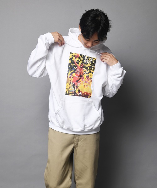 JACKROSE（ジャックローズ）の「R MAX CLOTHING-プルパーカー【JORDAN】（パーカー・メンズ・ホワイト/ブラック/グレー・M/L/XL）」の14枚目の写真