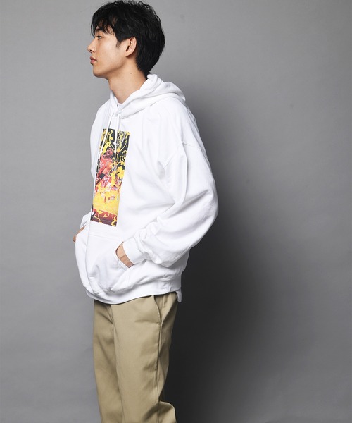 JACKROSE（ジャックローズ）の「R MAX CLOTHING-プルパーカー【JORDAN】（パーカー・メンズ・ホワイト/ブラック/グレー・M/L/XL）」の15枚目の写真