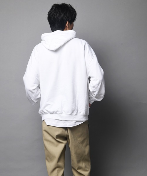 JACKROSE（ジャックローズ）の「R MAX CLOTHING-プルパーカー【JORDAN】（パーカー・メンズ・ホワイト/ブラック/グレー・M/L/XL）」の16枚目の写真