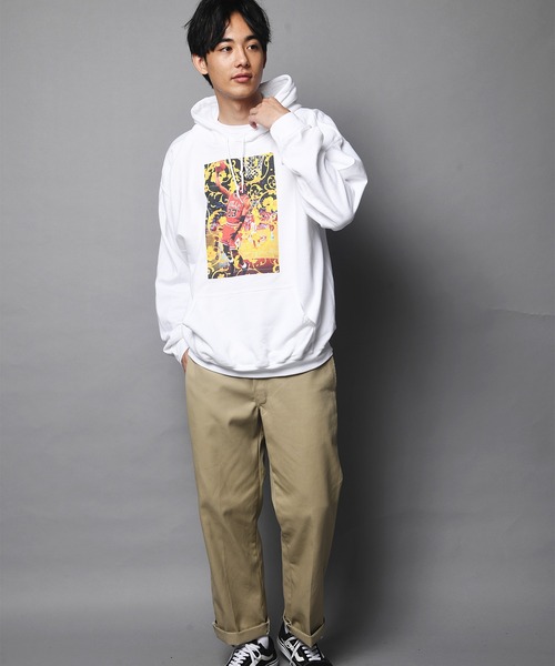 JACKROSE（ジャックローズ）の「R MAX CLOTHING-プルパーカー【JORDAN】（パーカー・メンズ・ホワイト/ブラック/グレー・M/L/XL）」の19枚目の写真