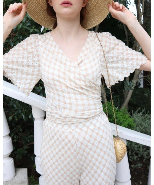 epine（エピヌ）の「piping summer set up（カーディガン/ボレロ・レディース・ベージュ・FREE）」の12枚目の写真