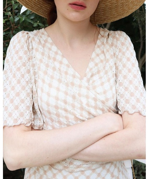 epine（エピヌ）の「piping summer set up（カーディガン/ボレロ・レディース・ベージュ・FREE）」の16枚目の写真