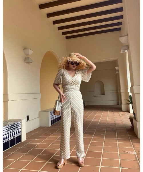 epine（エピヌ）の「piping summer set up（カーディガン/ボレロ・レディース・ベージュ・FREE）」の13枚目の写真