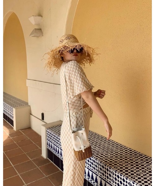 epine（エピヌ）の「piping summer set up（カーディガン/ボレロ・レディース・ベージュ・FREE）」の5枚目の写真