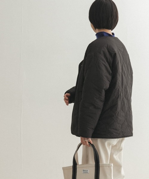 FORK&SPOON(フォークアンドスプーン)の「FORK&SPOON リバーシブルボアVネックブルゾン(ブルゾン・レディース・ホワイト系その他/グリーン系その他/ブルー系その他・ONE)」の13枚目の写真