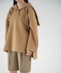 yuw | ZIPUP PONCHO　239258(スウェット)