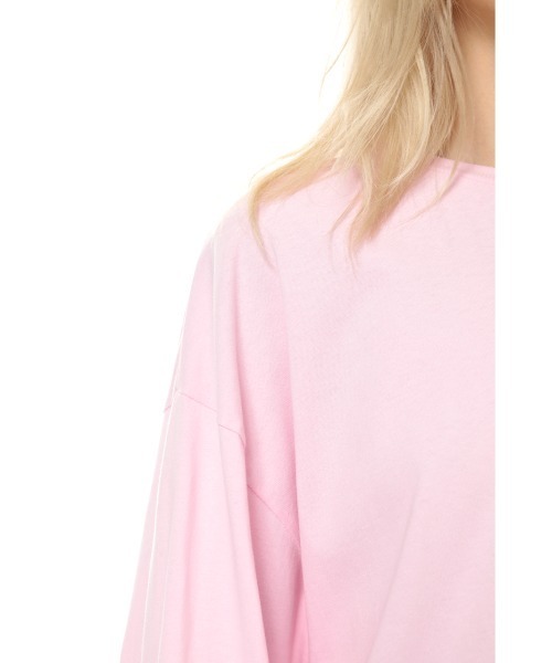 SLY（スライ）の「ROUND HEM CUT TOPS ラウンドヘムカット トップス（Tシャツ/カットソー・レディース・ブラック/オフホワイト/ピンク/ブラック系その他2・FREE）」の19枚目の写真