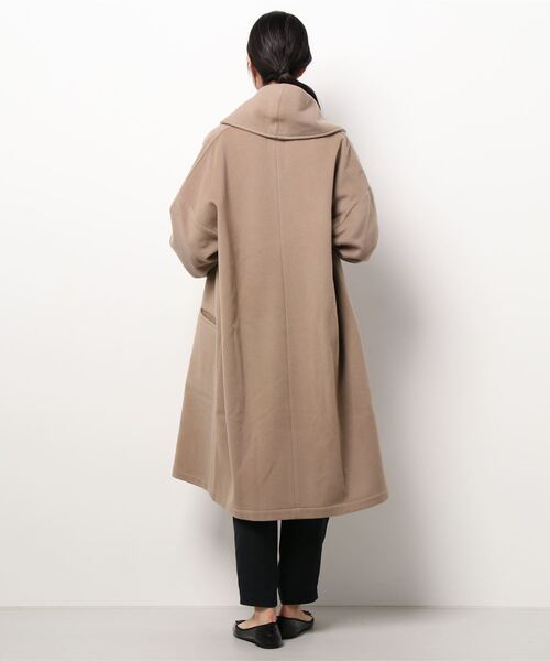 note et silence （ノートエシロンス）の「◇【 AMB100貨 】shawl collar wide coat（その他アウター・レディース・ベージュ・FREE）」の8枚目の写真