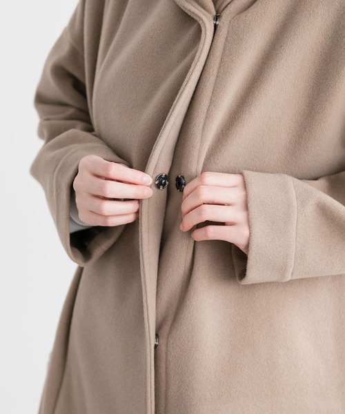 note et silence （ノートエシロンス）の「◇【 AMB100貨 】shawl collar wide coat（その他アウター・レディース・ベージュ・FREE）」の18枚目の写真