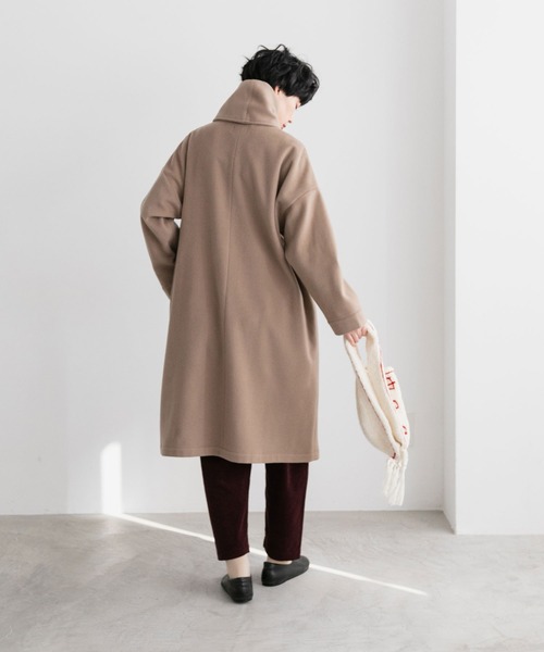 note et silence （ノートエシロンス）の「◇【 AMB100貨 】shawl collar wide coat（その他アウター・レディース・ベージュ・FREE）」の12枚目の写真