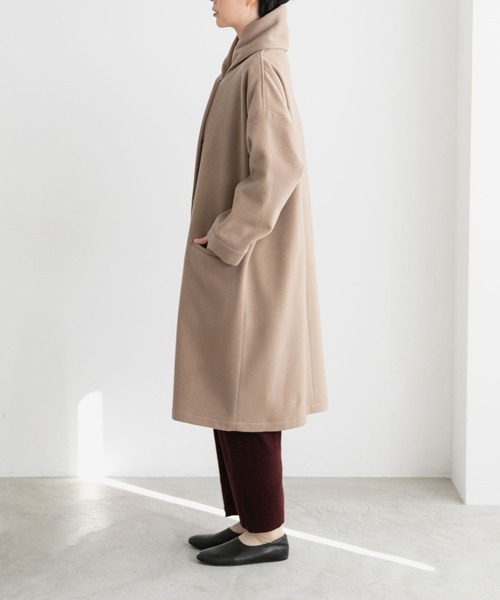 note et silence （ノートエシロンス）の「◇【 AMB100貨 】shawl collar wide coat（その他アウター・レディース・ベージュ・FREE）」の15枚目の写真
