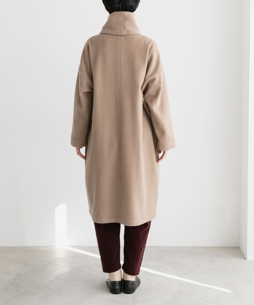 note et silence （ノートエシロンス）の「◇【 AMB100貨 】shawl collar wide coat（その他アウター・レディース・ベージュ・FREE）」の7枚目の写真