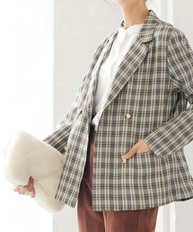 裏地付きテーラードジャケット[K1074]