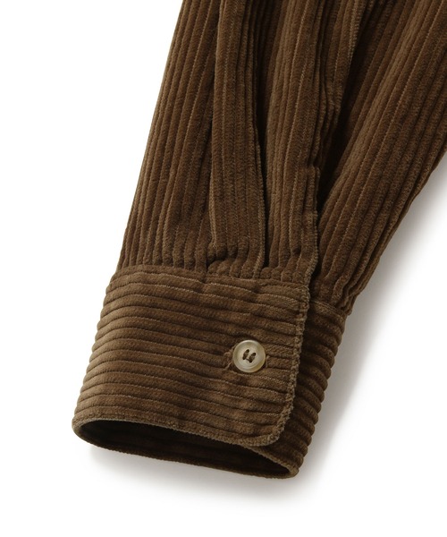 Cal Top（キャルトップ）の「【アウトレット店舗・WEB限定】【CalTop】コーデュロイ ロングスリーブシャツ（シャツ/ブラウス・メンズ・オリーブ/ダークブラウン/ブラック・L/M）」の7枚目の写真