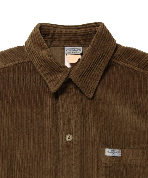 Cal Top（キャルトップ）の「【アウトレット店舗・WEB限定】【CalTop】コーデュロイ ロングスリーブシャツ（シャツ/ブラウス・メンズ・オリーブ/ダークブラウン/ブラック・L/M）」の14枚目の写真