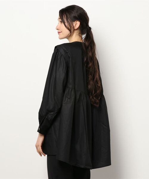 ROSE BUD（ローズバッド）の「Ｏ－ＬＳＨ－２１６０３（チュニック・レディース・ホワイト/ブラック/パープル・FREE）」の5枚目の写真