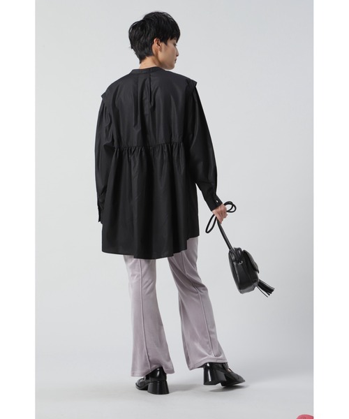 ROSE BUD（ローズバッド）の「Ｏ－ＬＳＨ－２１６０３（チュニック・レディース・ホワイト/ブラック/パープル・FREE）」の9枚目の写真