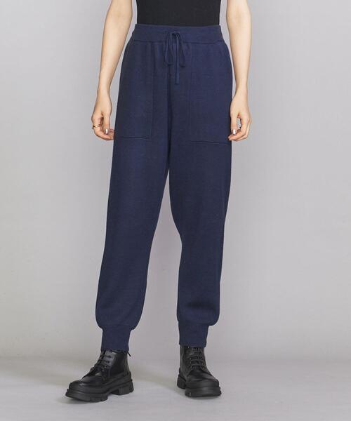 BEAUTY&YOUTH UNITED ARROWS（ビューティーアンドユースユナイテッドアローズ）の「BY スムースニット パンツ -ウォッシャブル-（その他パンツ・レディース・ネイビー/グレー・FREE）」の10枚目の写真