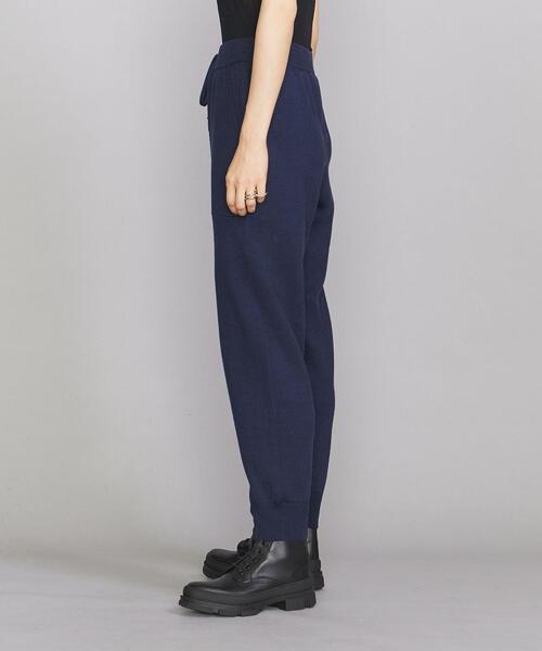 BEAUTY&YOUTH UNITED ARROWS（ビューティーアンドユースユナイテッドアローズ）の「BY スムースニット パンツ -ウォッシャブル-（その他パンツ・レディース・ネイビー/グレー・FREE）」の7枚目の写真