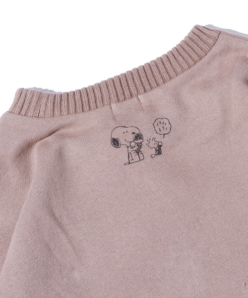F.O.KIDS(エフオーキッズ)の「F.O.KIDS/エフオーキッズ PEANUTSコラボ FOOD3柄トレーナー プリントスウェット 裏起毛(スウェット・キッズ・ブラウン/ブルー/キナリ・140/120)」の8枚目の写真