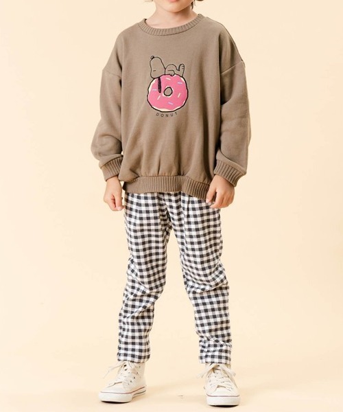 F.O.KIDS(エフオーキッズ)の「F.O.KIDS/エフオーキッズ PEANUTSコラボ FOOD3柄トレーナー プリントスウェット 裏起毛(スウェット・キッズ・ブラウン/ブルー/キナリ・140/120)」の19枚目の写真