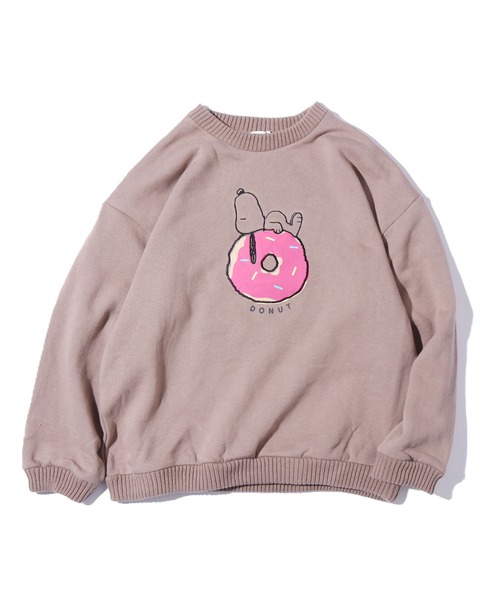F.O.KIDS(エフオーキッズ)の「F.O.KIDS/エフオーキッズ PEANUTSコラボ FOOD3柄トレーナー プリントスウェット 裏起毛(スウェット・キッズ・ブラウン/ブルー/キナリ・140/120)」の21枚目の写真