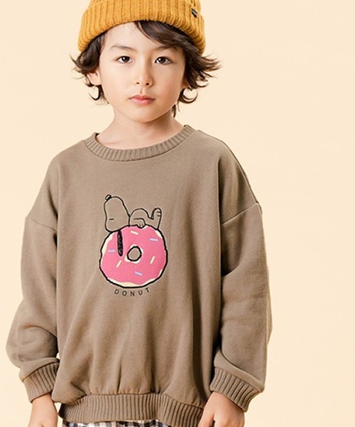 F.O.KIDS(エフオーキッズ)の「F.O.KIDS/エフオーキッズ PEANUTSコラボ FOOD3柄トレーナー プリントスウェット 裏起毛(スウェット・キッズ・ブラウン/ブルー/キナリ・140/120)」の22枚目の写真