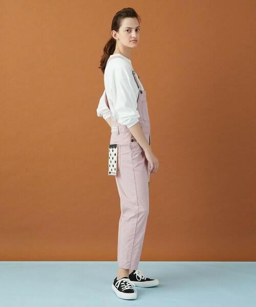 FRAPBOIS(フラボア)の「ムーブカラー サロペット(サロペット/オーバーオール・レディース・オリーブ/ピンク/クリーム・1/2/3)」の19枚目の写真