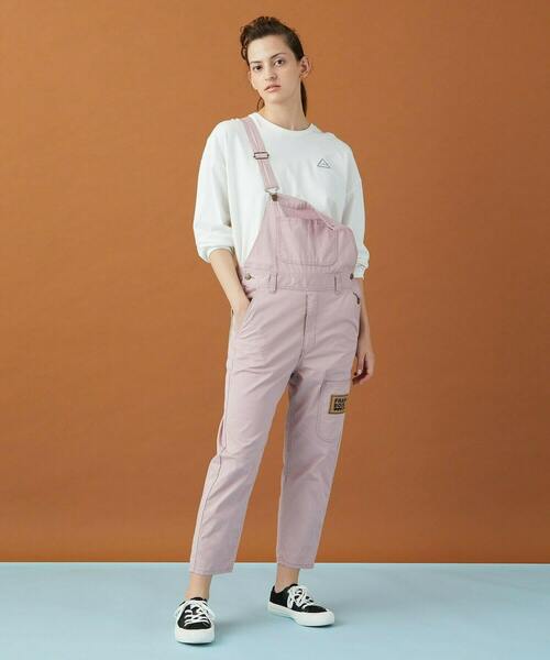 FRAPBOIS(フラボア)の「ムーブカラー サロペット(サロペット/オーバーオール・レディース・オリーブ/ピンク/クリーム・1/2/3)」の14枚目の写真