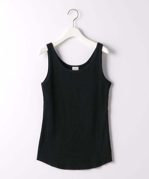 green label relaxing(グリーンレーベルリラクシング)の「ランダム リブ タンクトップ(タンクトップ・レディース・ホワイト/ブラック/ライム/モカ・FREE)」の15枚目の写真