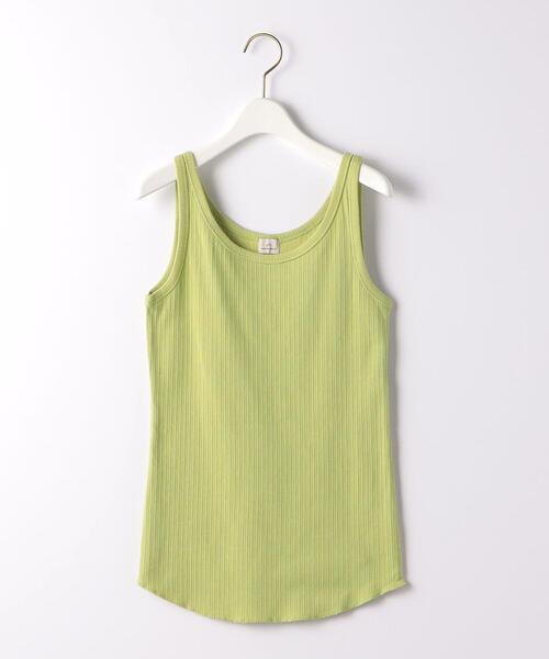 green label relaxing(グリーンレーベルリラクシング)の「ランダム リブ タンクトップ(タンクトップ・レディース・ホワイト/ブラック/ライム/モカ・FREE)」の19枚目の写真