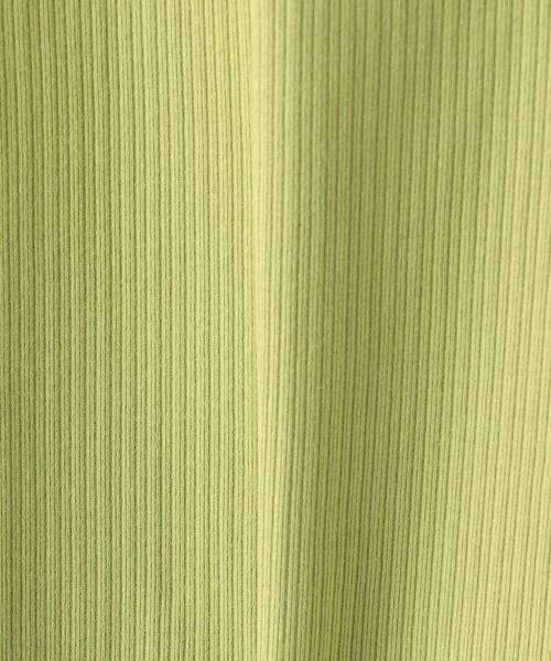 green label relaxing(グリーンレーベルリラクシング)の「ランダム リブ タンクトップ(タンクトップ・レディース・ホワイト/ブラック/ライム/モカ・FREE)」の20枚目の写真