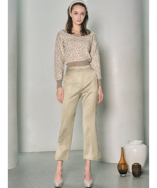 RESEXXY（リゼクシー）の「Vネックオフショルニットトップス（ニット/セーター・レディース・ブラック/ベージュ/ブルー・FREE）」の17枚目の写真