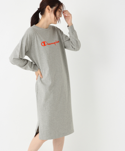ブランド古着 長袖ワンピース ワンピース Champion チャンピオン のファッション通販 Zozoused