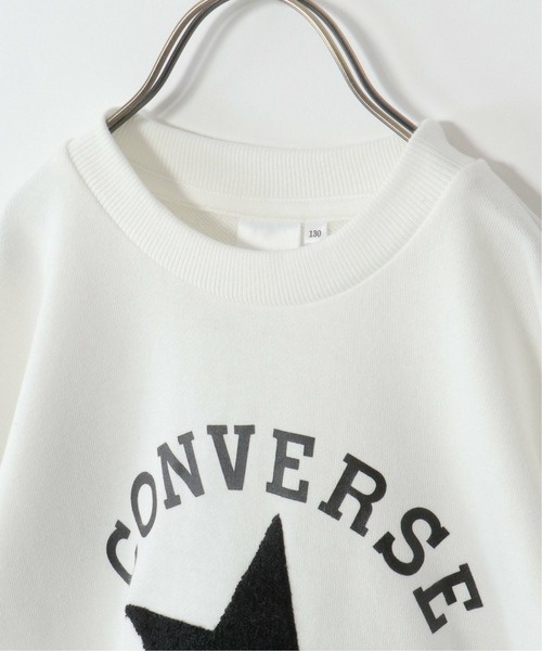 キッズ Converse コンバース 裏毛ロングリブトレーナー 130 160cm