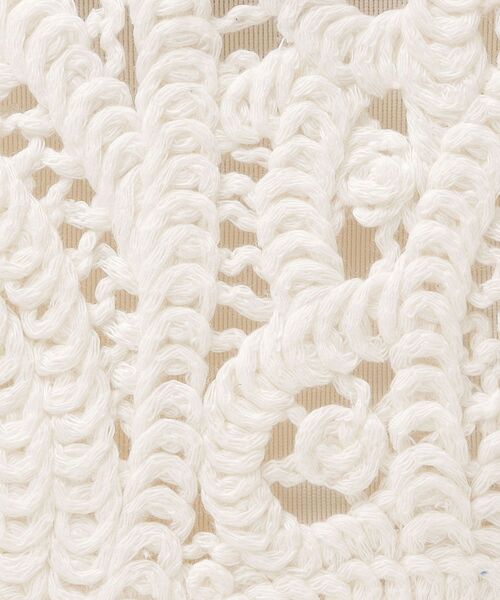 CATERINA BERTINI（カテリーナベルティーニ）の「Caterina Bertini:レースバッグ◆（ハンドバッグ・レディース・オフホワイト・ONE SIZE）」の8枚目の写真