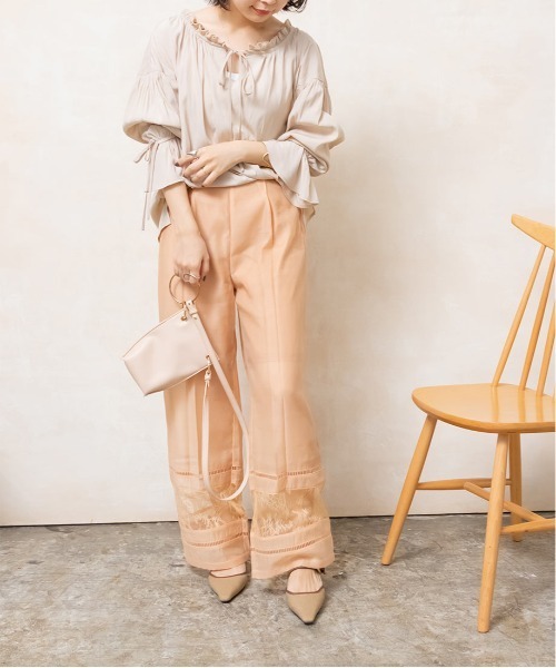 RANDA(ランダ)の「バンブーバックルバックストラップパンプス(パンプス・レディース・ベージュ/ブラウン/グリーン・LL/M/L/S)」の16枚目の写真