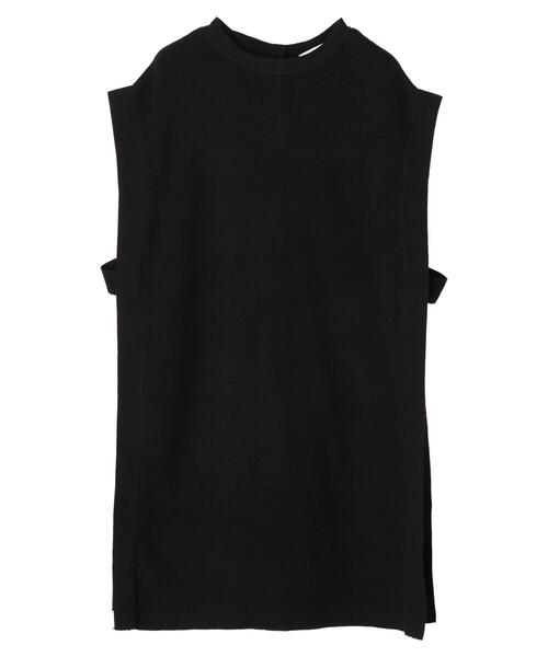 AMERICAN HOLIC（アメリカンホリック）の「バックボタンロングニットベスト（ベスト・レディース・ブラック/アイボリー・FREE）」の12枚目の写真