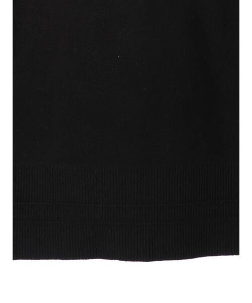 AMERICAN HOLIC（アメリカンホリック）の「バックボタンロングニットベスト（ベスト・レディース・ブラック/アイボリー・FREE）」の16枚目の写真