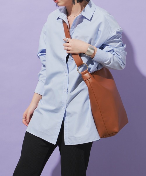 Aunt Marie's（アントマリーズ）の「シンプルリングワンハンドルショルダーバッグ / トートバッグ（トートバッグ・レディース・ブラウン/アイボリー/ブラック/ベージュ・FREE）」の20枚目の写真