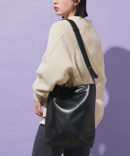 Aunt Marie's（アントマリーズ）の「シンプルリングワンハンドルショルダーバッグ / トートバッグ（トートバッグ・レディース・ブラウン/アイボリー/ブラック/ベージュ・FREE）」の7枚目の写真