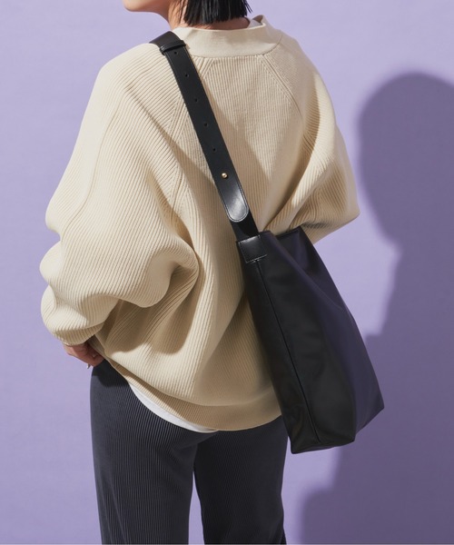 Aunt Marie's（アントマリーズ）の「シンプルリングワンハンドルショルダーバッグ / トートバッグ（トートバッグ・レディース・ブラウン/アイボリー/ブラック/ベージュ・FREE）」の9枚目の写真